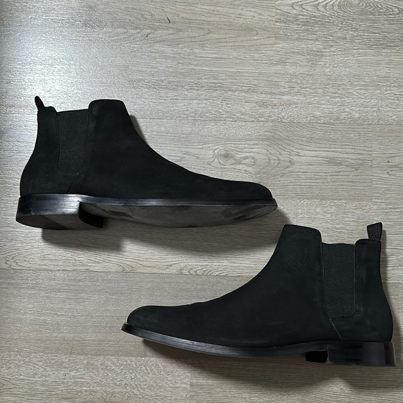 Aldo black suede Chelsea boots